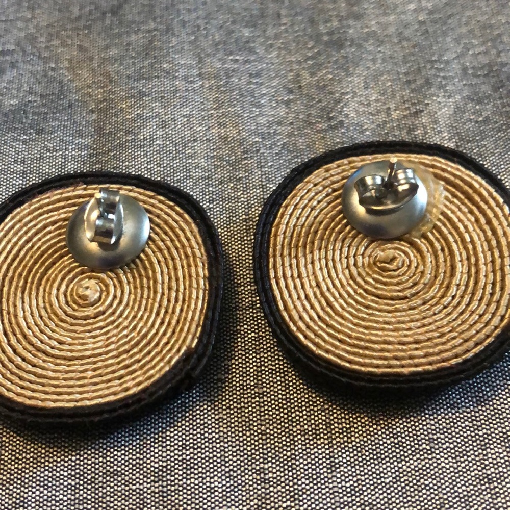 Leopard Print Earrings - Picture 2 of 4